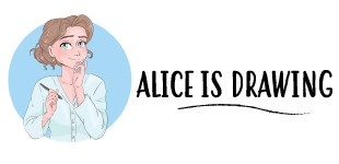 alice is drawing